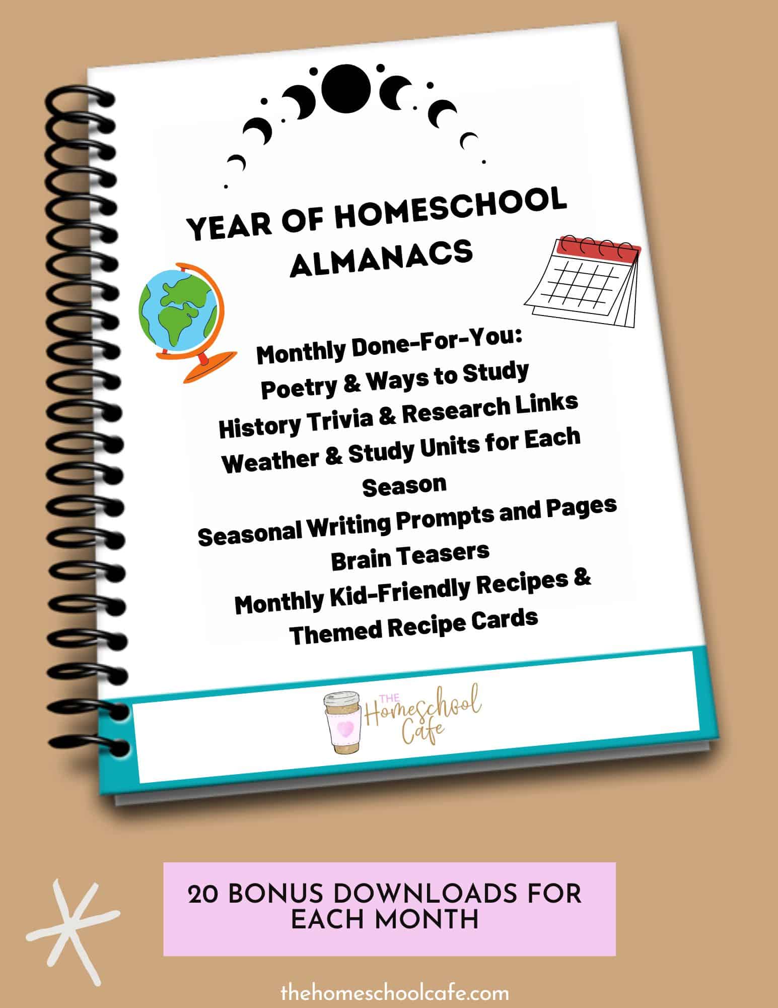 Final Kids Monthly Almanacs A year of almanacs for kids can boost your homeschool.